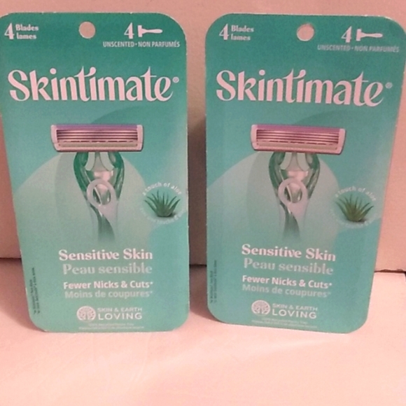 Skintimate Other - Skintimate Ladies sensitive skin 4ct Razors. 2 packs